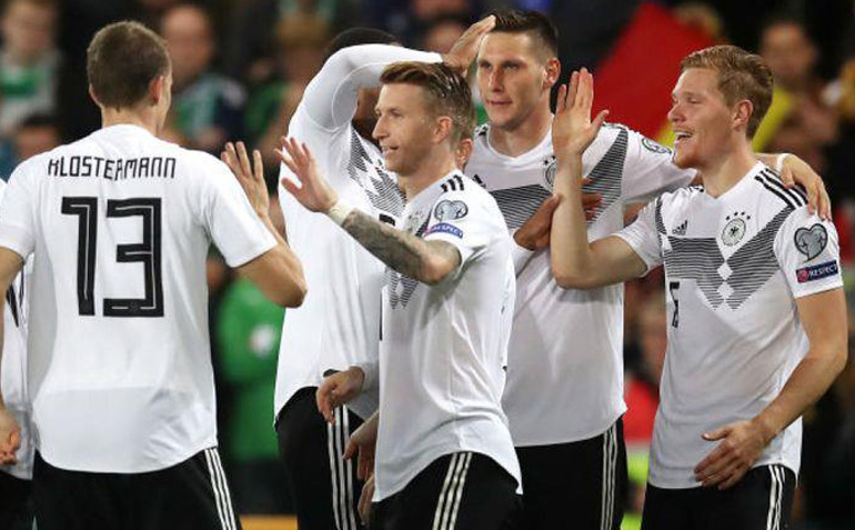 Đức chiếm ngôi đầu, Bỉ đặt 1 chân vào Vòng chung kết EURO 2020