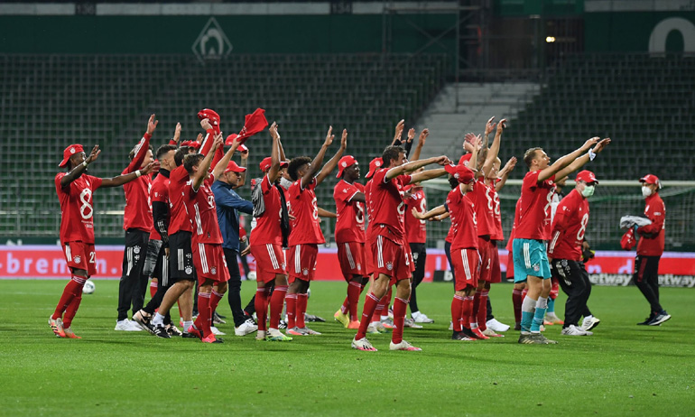 Bayern Munich lần thứ 8 liên tiếp giành chức vô địch Bundesliga