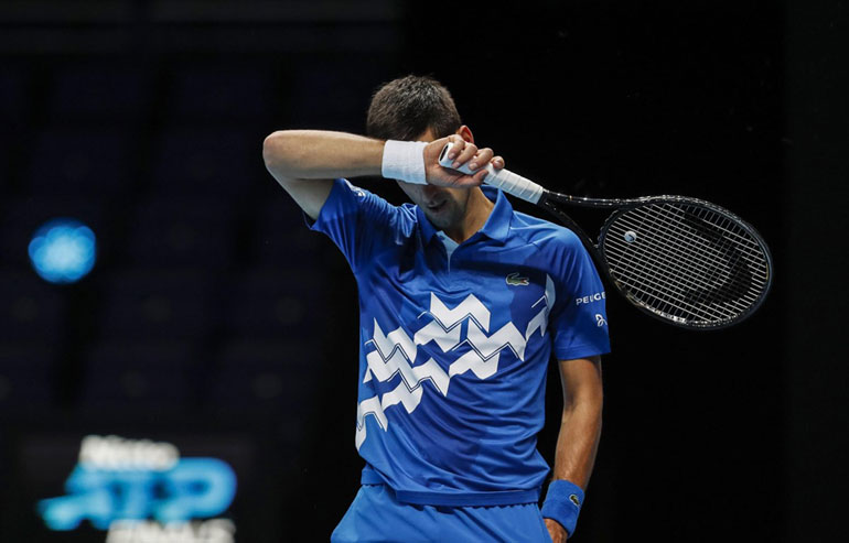 ATP Finals 2020: Đến lượt Djokovic đối mặt nguy cơ bị loại