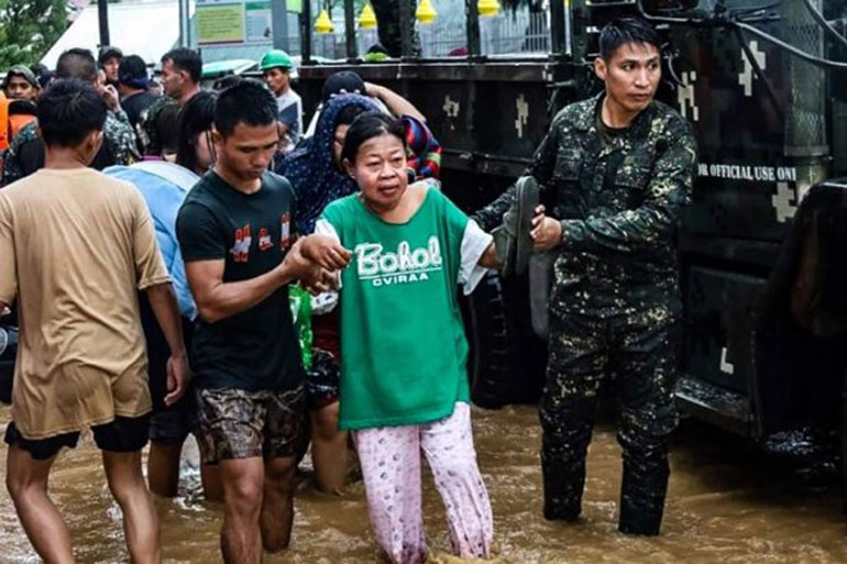 Philippines: Hơn 70 người đã thiệt mạng do bão nhiệt đới Nalgae